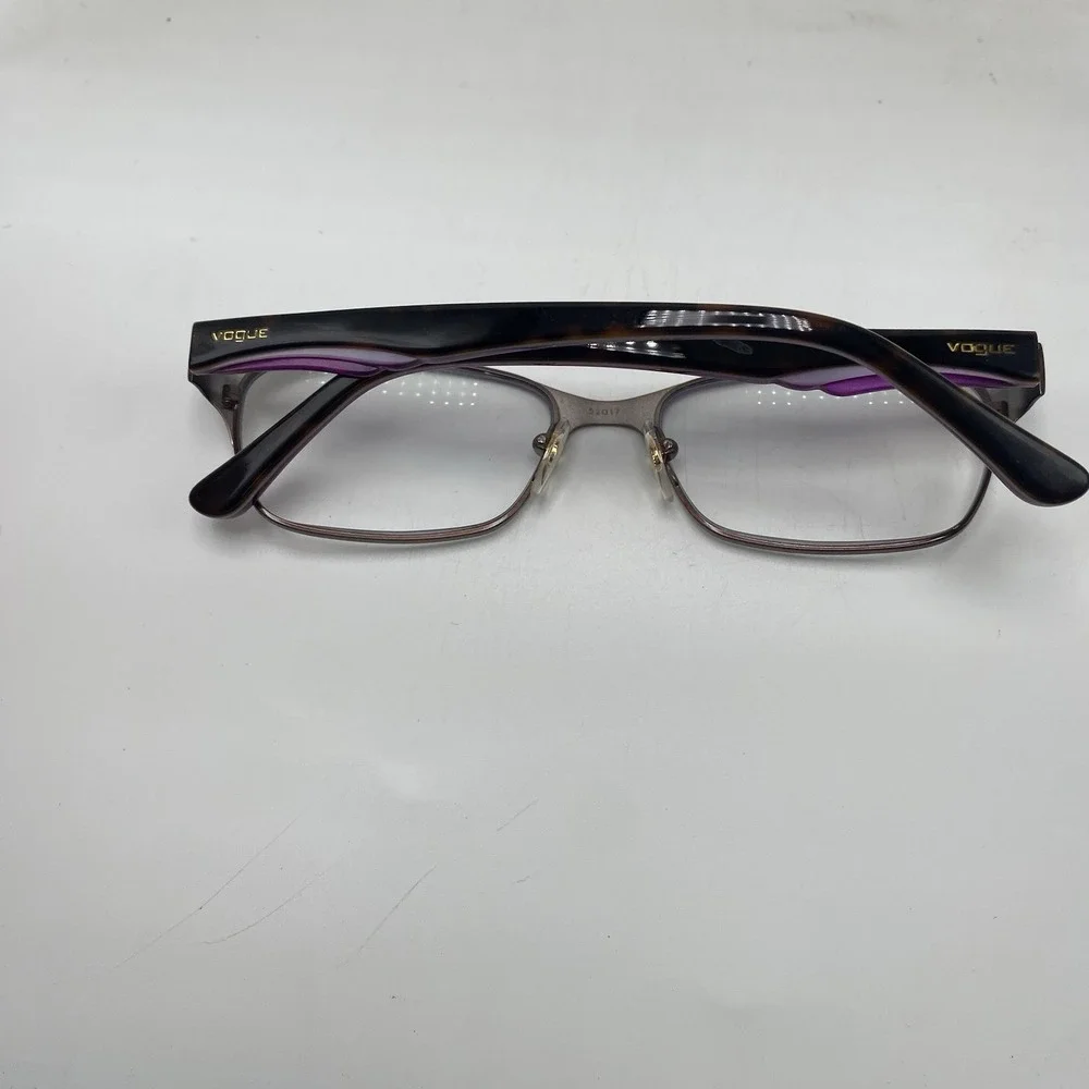 Vogue Eyeglasses FRAMES ONLY VO3918 Cat Eye 52-17-135 Black Purple 246